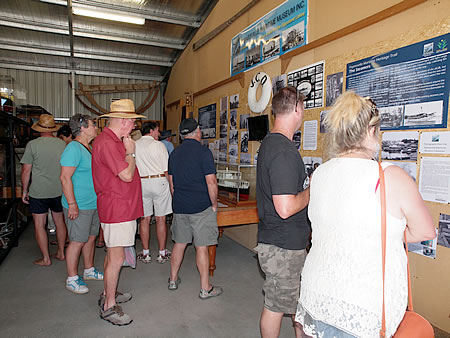 Vistors at the Paynesville Maritime Museum Display Centre